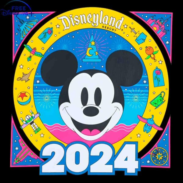 2024 Mickey Disneyland Resort PNG