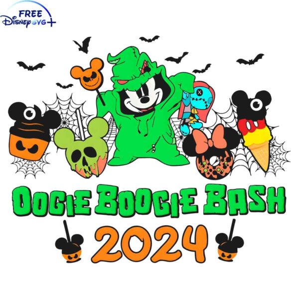 2024 Mickey Mouse Oogie Boogie Bash PNG