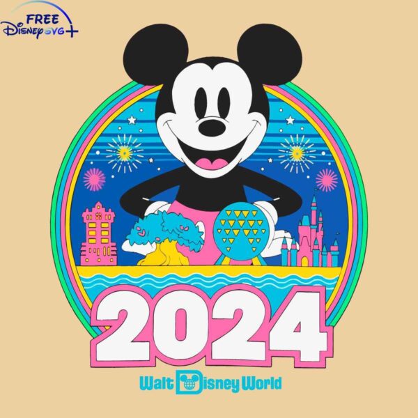 2024 Mickey Mouse Walt Disney World PNG