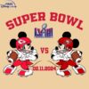 49ers vs Chiefs Super Bowl LVIII in Mickey svgpng