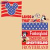 4th of July Mickey Mouse American Flag SVG Graphics