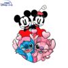 Adorable Disney Characters Heart PNG