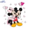 Adorable Mickey and Minnie Valentine SVG