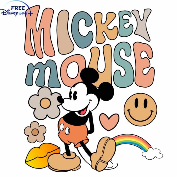 Adorable Mickey Mouse Disney Cartoon SVG