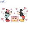 Adorable Minnie Mickey Love SVG