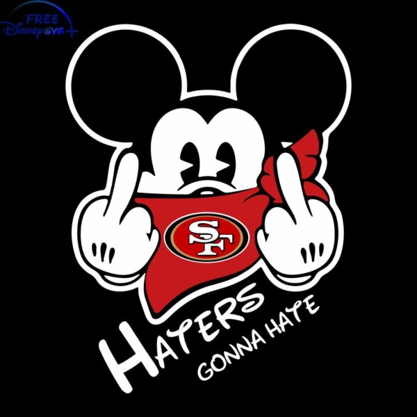 AntiFan 49ers Mickey SVG