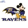 Baltimore Ravens Mickey Football Logo in SVG