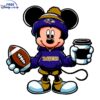 Baltimore Ravens Mickey Mouse Coffee Cup SVG