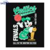 Boston Celtics SVG in Mickey 2024 NBA Finals