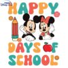 Celebrate 100 Days of School with Mickey and Minnie SVG