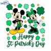 Celebrate St Patricks Day with Mickey and Minnie SVG