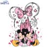 Charming Mickey Minnie Castle Vintage Valentines Day PNG