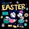 Cheerful Disney Easter SVG with Mickey and Minnie