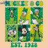 Cheerful St Paddys Day with Mickey Co PNG 1928