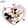 Cheerful Valentines Day Mickey Minnie SVG