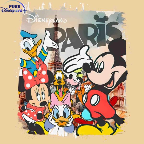 Classic Disneyland Paris Mickey Pals PNG