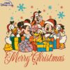 Classic Mickey and Pals Festive Christmas SVG Image