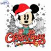 Classic Mickey Mouse Christmas SVG Design