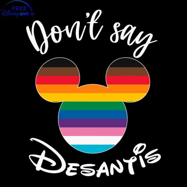 Colorful Mickey Mouse Design Desantis SVG Cut File