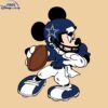 Dallas Cowboys Football Mickey Mouse SVG