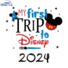 Disney 2024 Adventure Mickey Head SVG