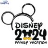 Disney 2024 Family Vacation Mickey Mouse Head SVG