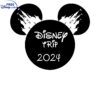 Disney Adventure 2024 Mickey Head SVG