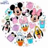 Disney Characters Mickey Minnie Donald Friends SVG