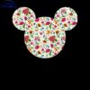 Disney Mickey Floral Mouse Ear PNG