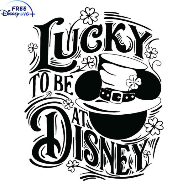 Disney Mickey Head SVG Fortunate Visit