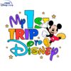 Disney Mickey Mouse SVG My First Adventure