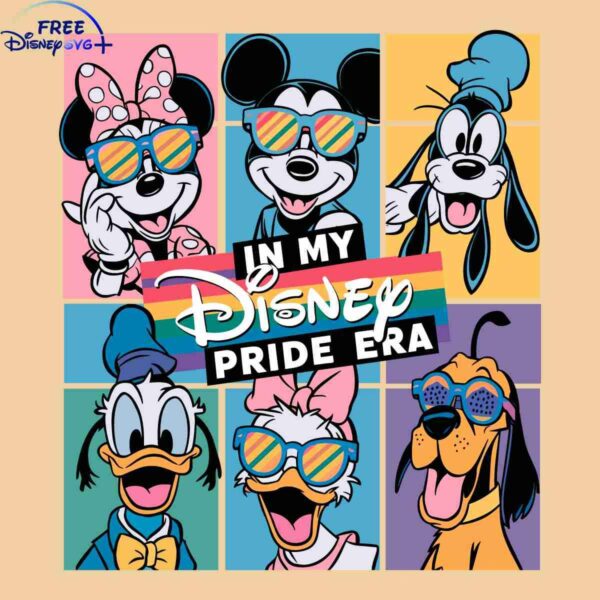 Disney Pride Era Mickey Friends SVG