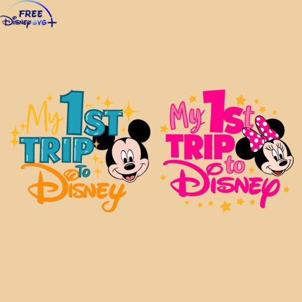 Disney SVG Mickey Minnie First Adventure