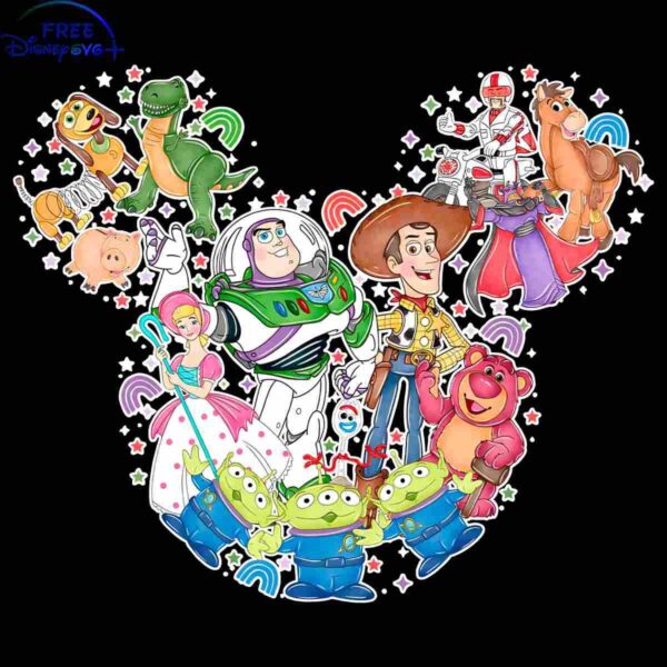 Disney Toy Story Characters Mickey Head SVG