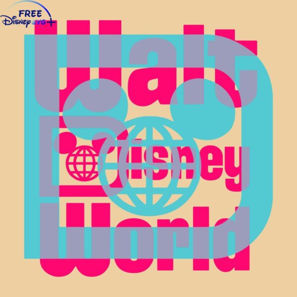 Disney World Mickey SVG Digital Design for Cricut