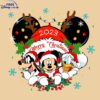 Download Merry Christmas 2023 SVG with Mickey Donald and Goofy