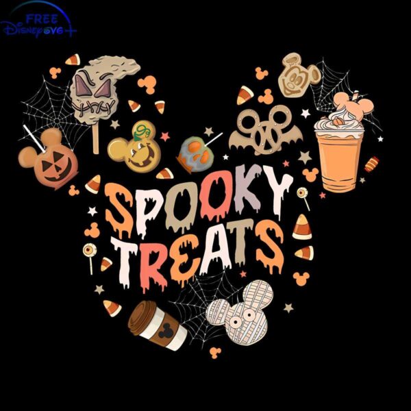 Download Spooky Mickey Ear Snacks PNG for Sublimation