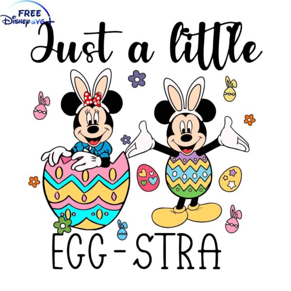 Eggstra Special Mickey Easter SVG