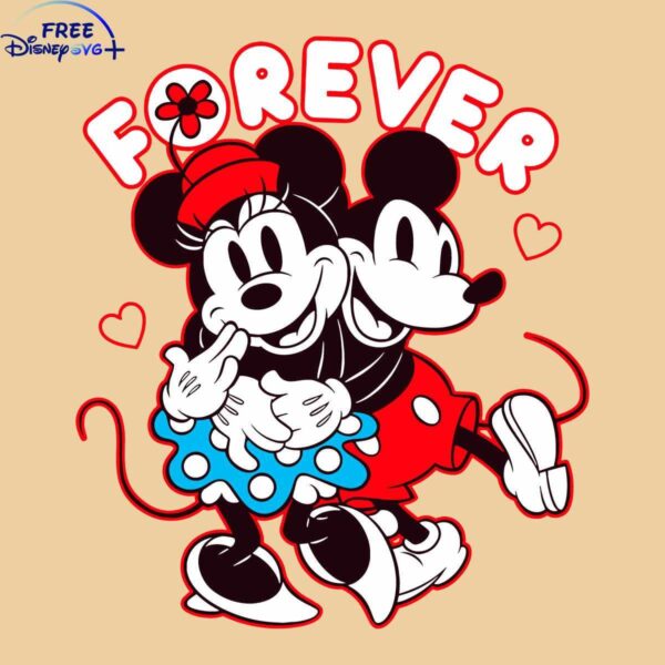 Eternal Love Mickey Minnie SVG