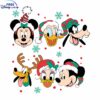 Festive Mickey Friends Christmas SVG Design