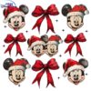 Festive Santa Mickey Mouse PNG