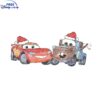 Festive Tow Mater Christmas PNG from Disney Cars