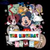 Fun Mickey and Friends Birthday Tour SVG