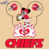 Fun Mickey Mouse Football SVG Kansas City Chiefs