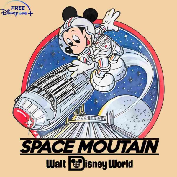 Hilarious Mickey Mouse Space Mountain PNG