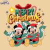 Joyful Holiday Minnie Mickey Magic Kingdom SVG Graphic