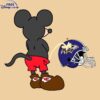 Kansas City Chiefs Mickey Pissing SVG on Baltimore Ravens