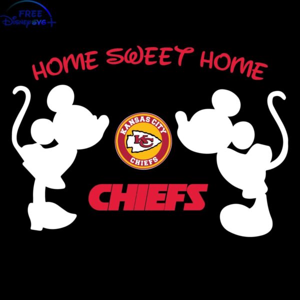 Kansas City Chiefs SVG Mickey and Minnies Sweet Home