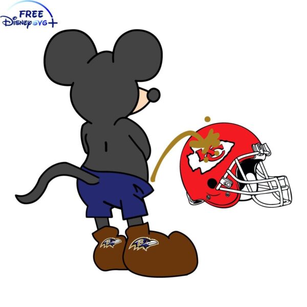 Kansas City Chiefs SVG Mickey Ravens Urinate