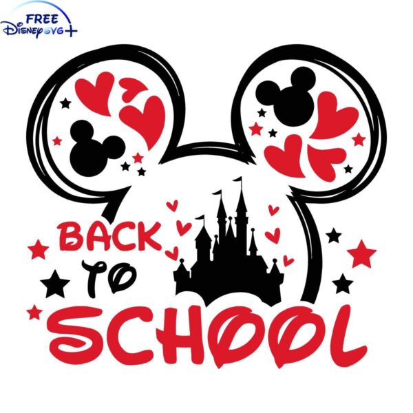 Laugh Out Loud Back To School Mickey Mouse SVG Design